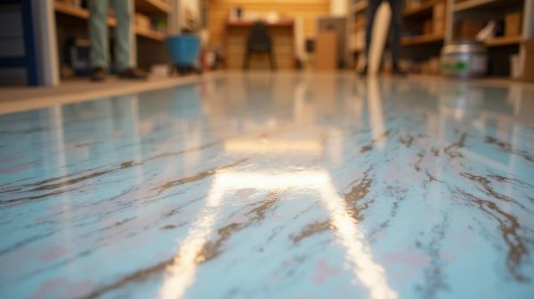 Maîtriser la technique : formation résine époxy pour sols décoratifs